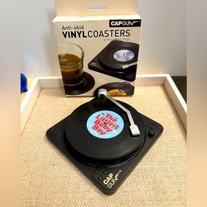 NIB Capgun Vinyl Coasters Set of 6